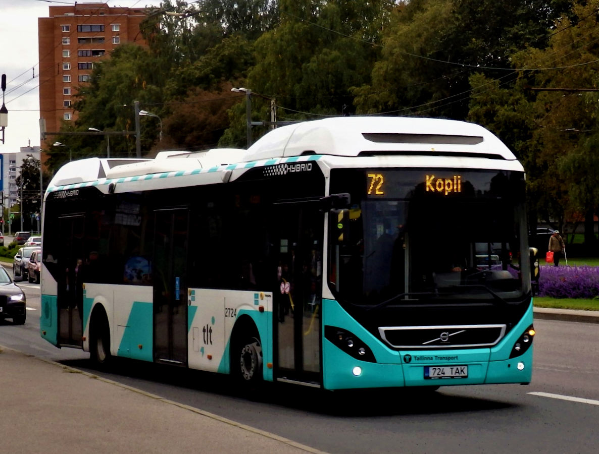 Эстония, Volvo 7900 Hybrid № 2724