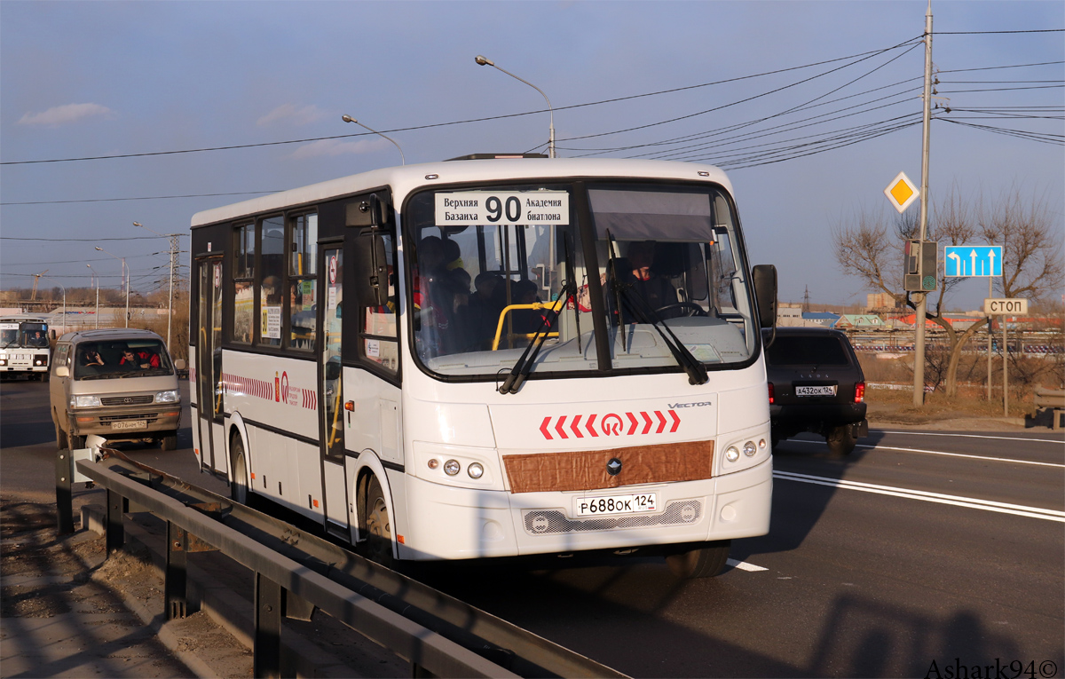 Маршрут автобуса №90 в Красноярске