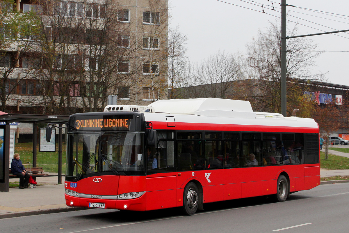 Литва, Solaris Urbino III 12 CNG № 781