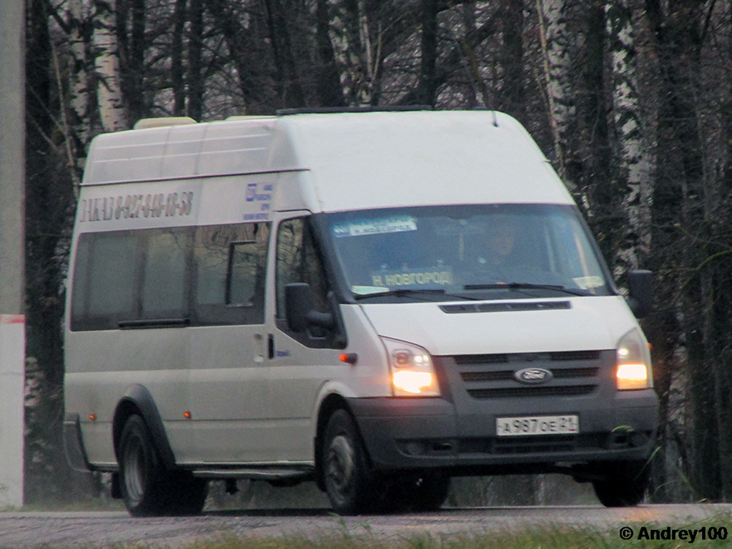 Чувашия, Промтех-224320, 21, 22 (Ford Transit) № А 987 ОЕ 21