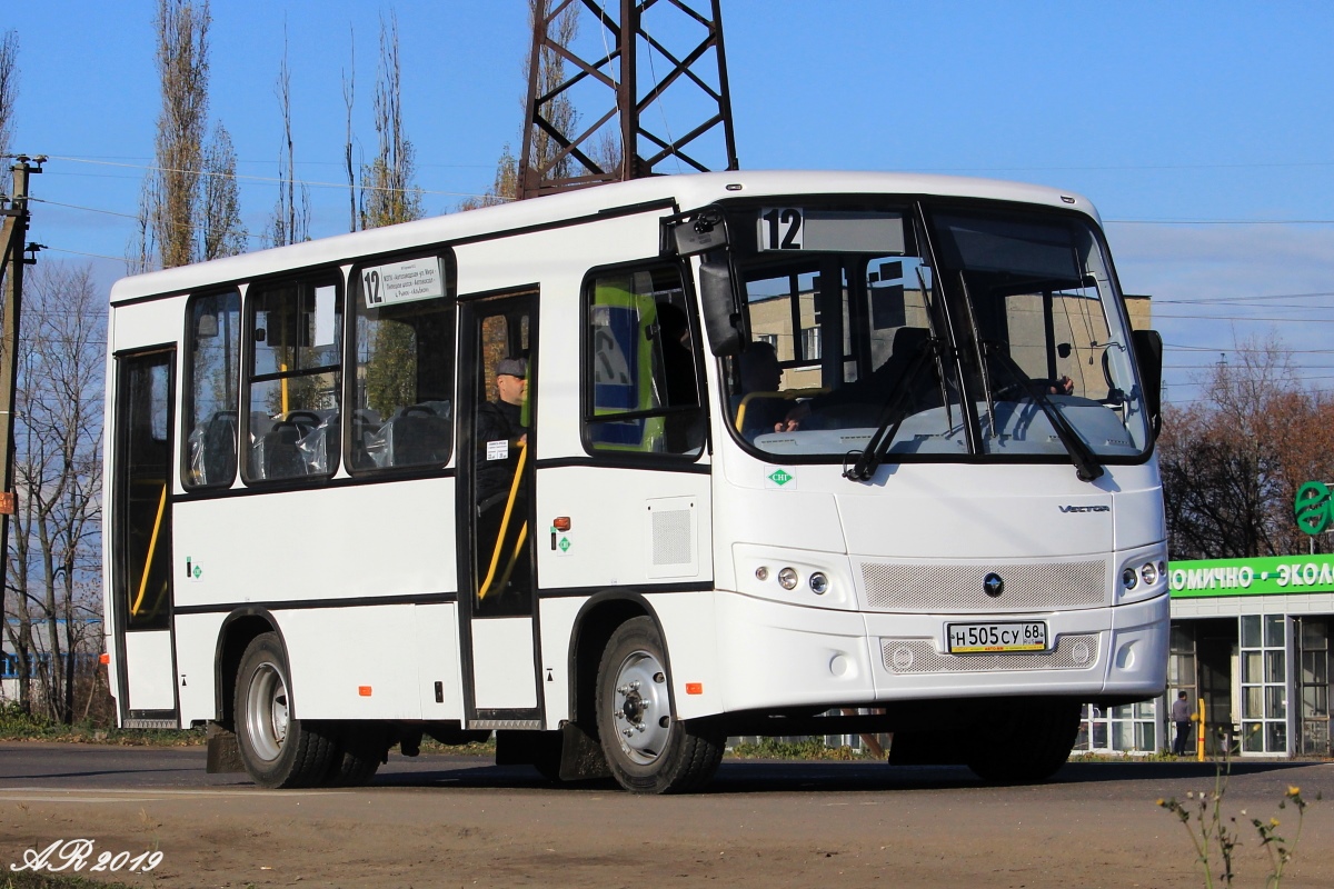 Тамбовская область, ПАЗ-320302-22 "Вектор" № Н 505 СУ 68