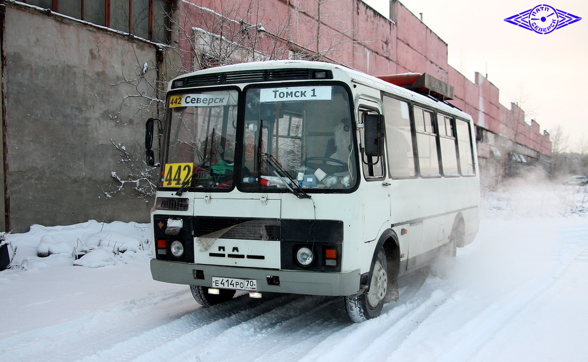 Томская область, ПАЗ-32051-110 № Е 414 РО 70