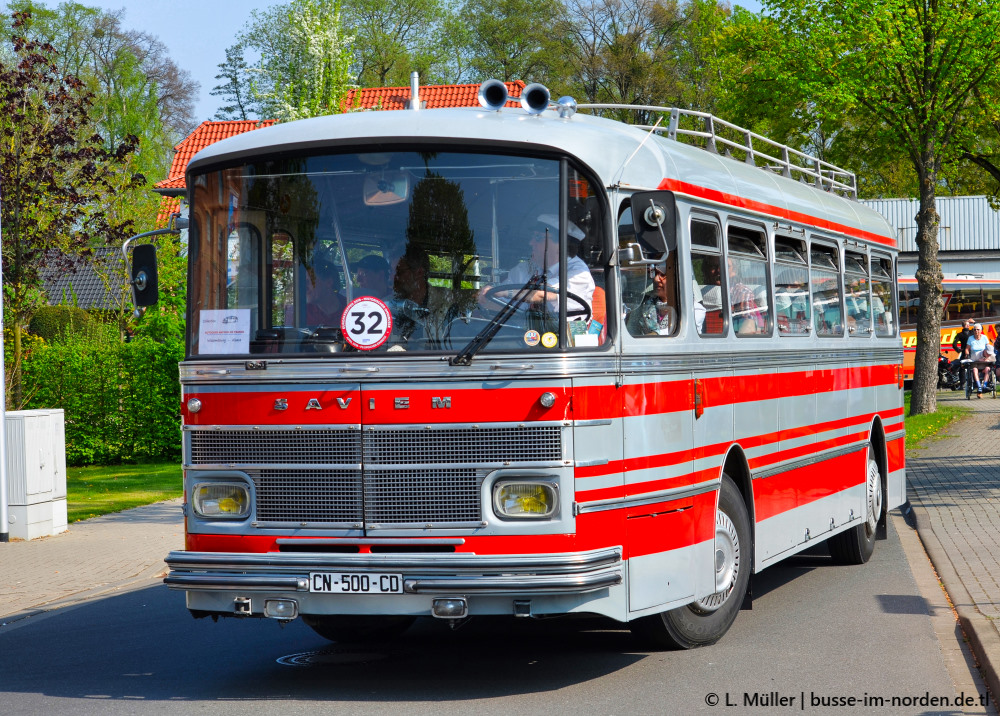 Франция, Saviem S53M № CN-500-CD; Нижняя Саксония — 1. Europatreffen historischer Omnibusse 21.04.2018 Einbeck PS.Speicher