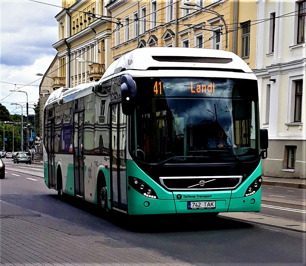 Эстония, Volvo 7900 Hybrid № 1742