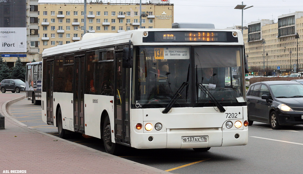 Санкт-Петербург, ЛиАЗ-5292.20 № 7202