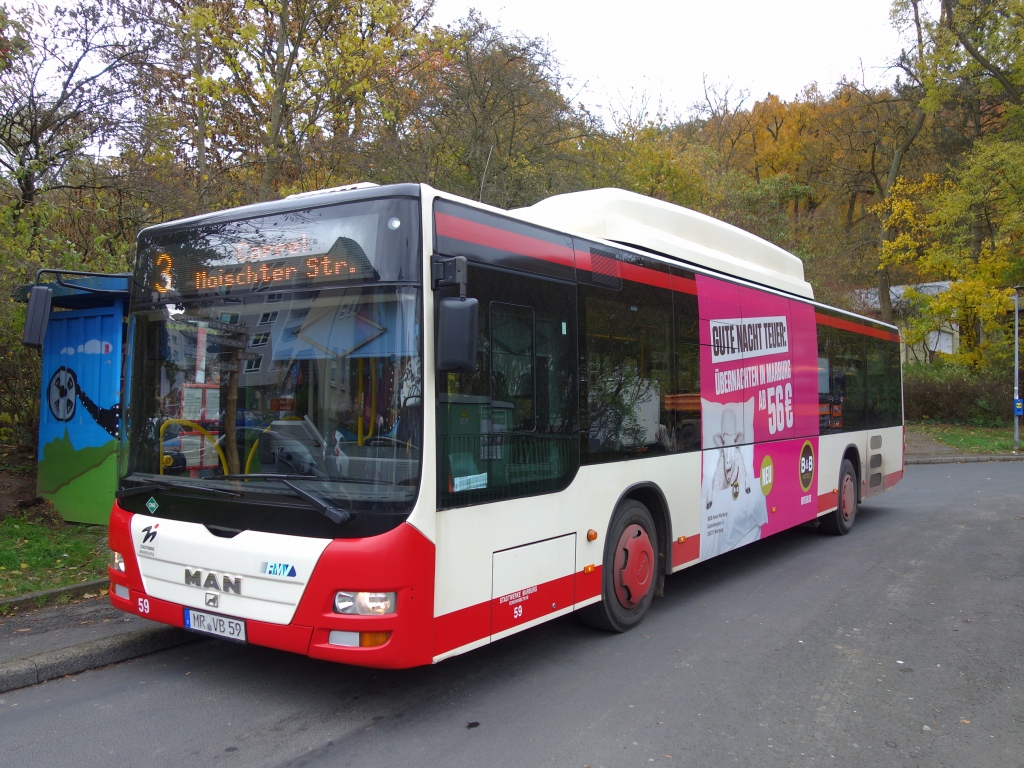 Hessen, MAN A21 Lion's City NL313 CNG sz.: 59