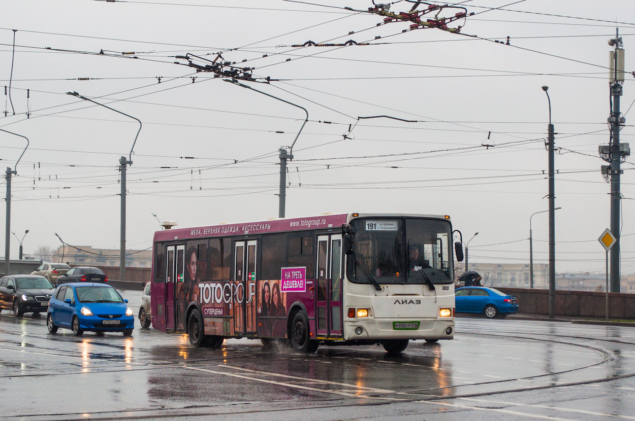 Санкт-Петербург, ЛиАЗ-5293.60 № 3831