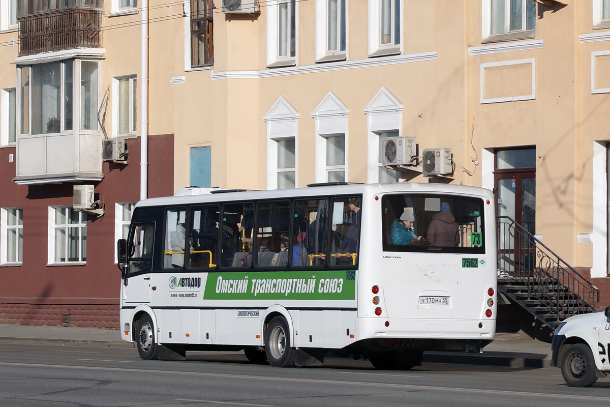 Omsk region, PAZ-320414-14 "Vector" č. 7562