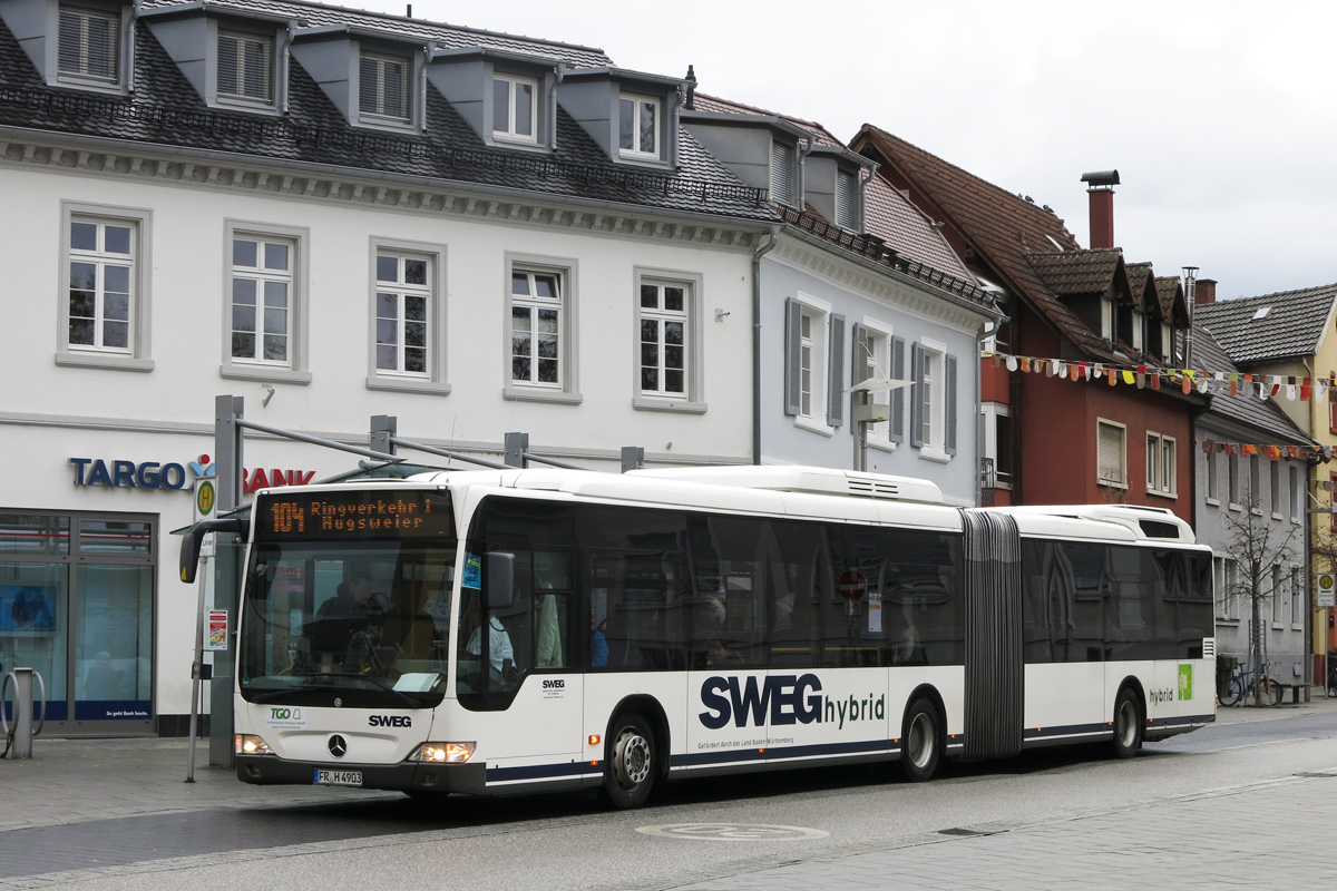 Баден-Вюртемберг, Mercedes-Benz O530GDH Citaro G BlueTec-Hybrid № 903