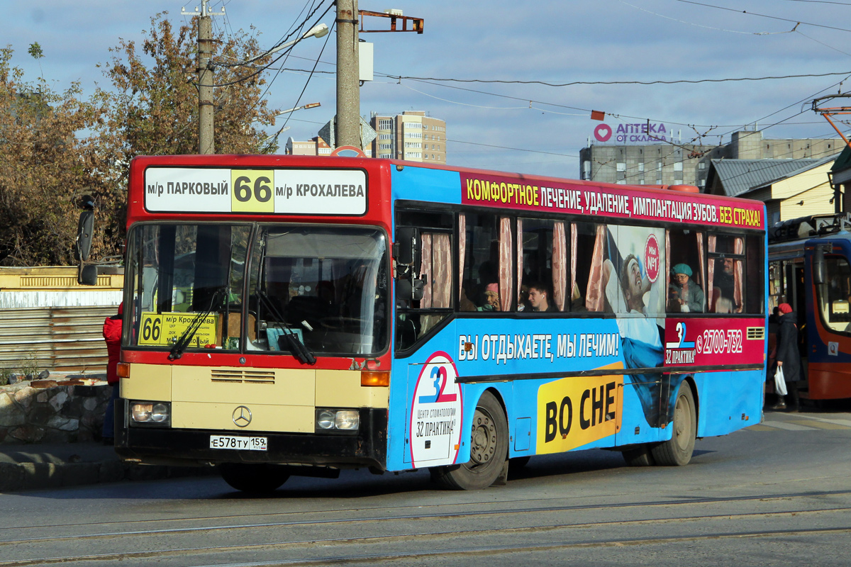 Perm region, Mercedes-Benz O405 Nr. Е 578 ТУ 159