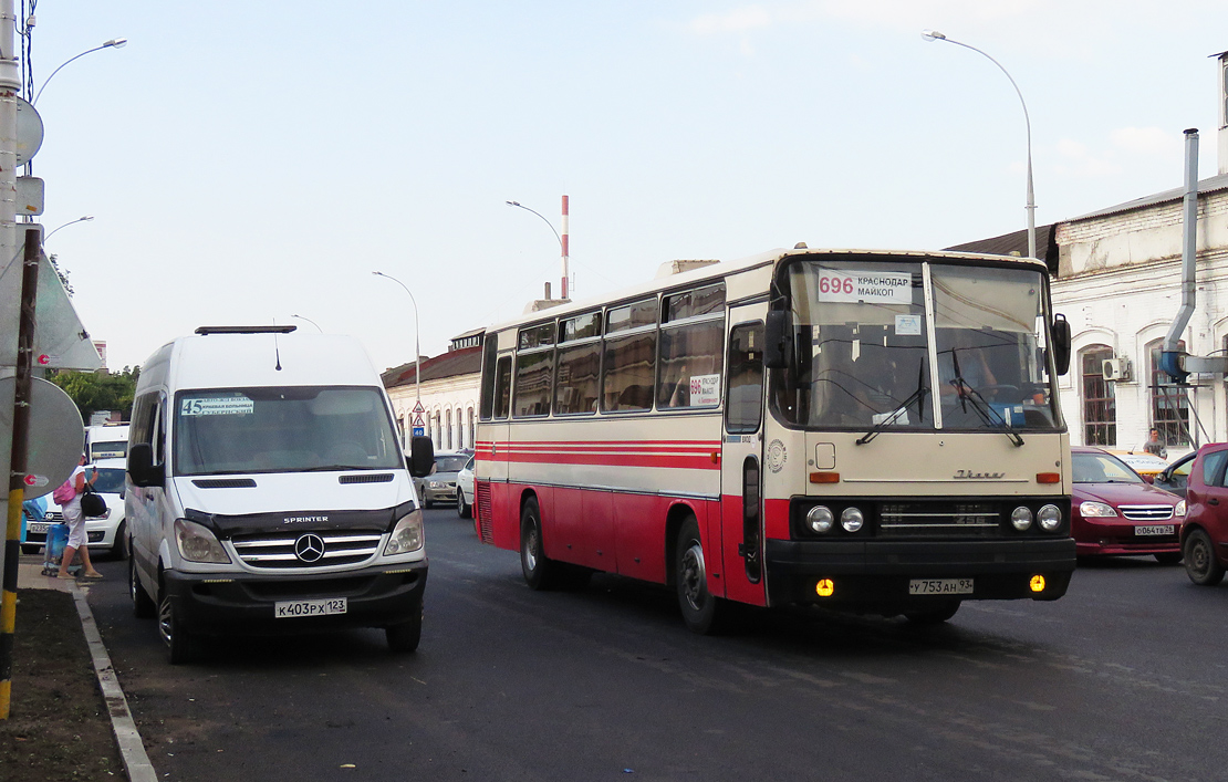 Краснодарский край, Луидор-22360C (MB Sprinter) № К 403 РХ 123; Адыгея, Ikarus 256.75 № У 753 АН 93