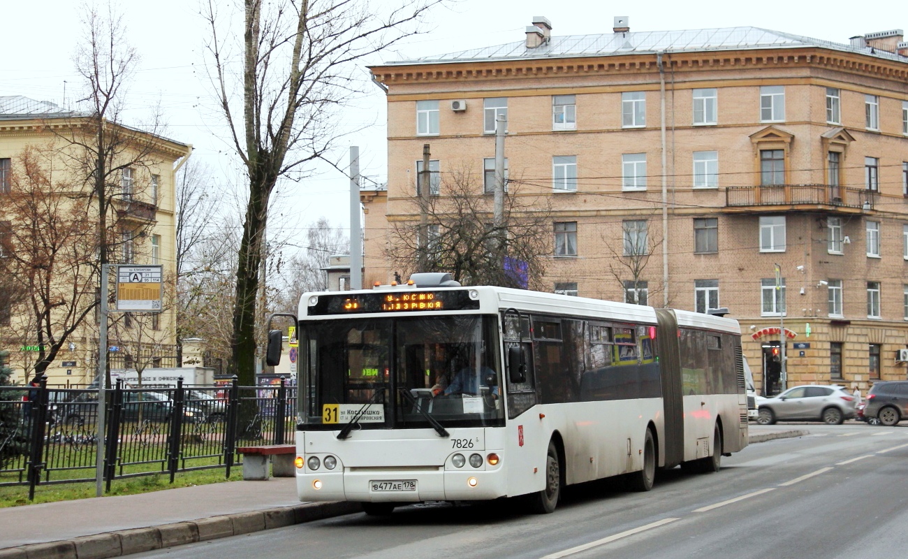 Санкт-Петербург, ЛиАЗ-6213.20 № 7826