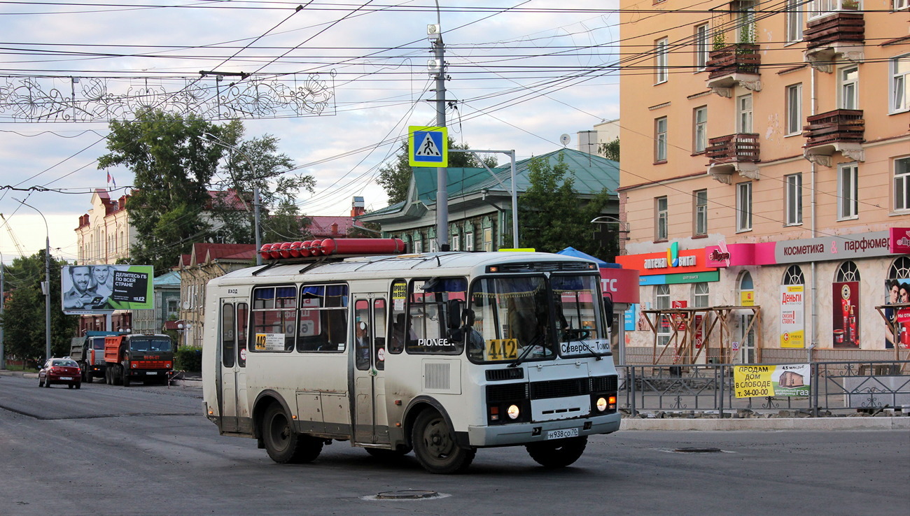 Томская область, ПАЗ-32054 № Н 938 СО 70