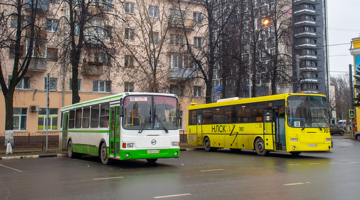 Yaroslavl region, LiAZ-5256.35-01 # Н 804 КМ 76; Yaroslavl region, LiAZ-5256.23-01 (GolAZ) # 707