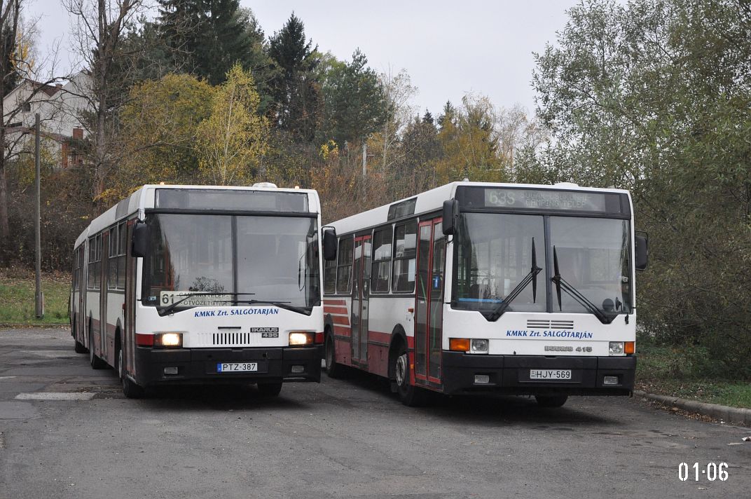 Венгрия, Ikarus 435.02 № PTZ-387; Венгрия, Ikarus 415.25D № HJY-569; Венгрия — Фототуры