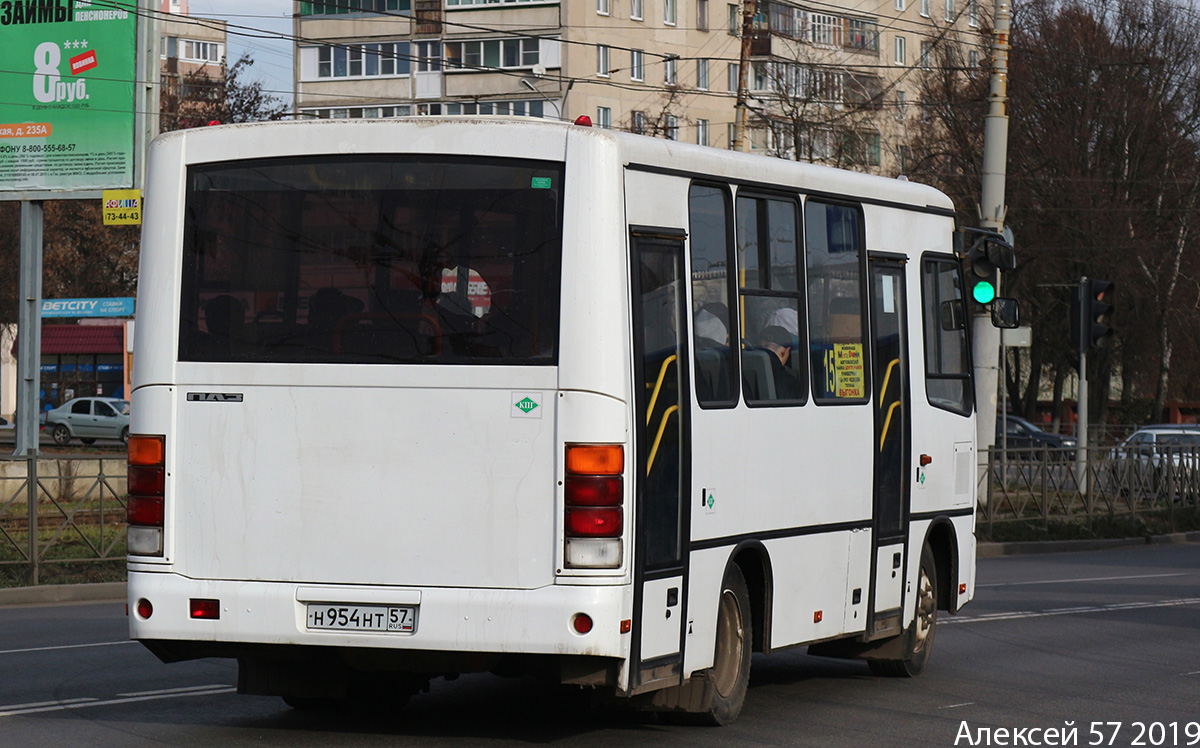 Oryol region, PAZ-320302-11 # Н 954 НТ 57