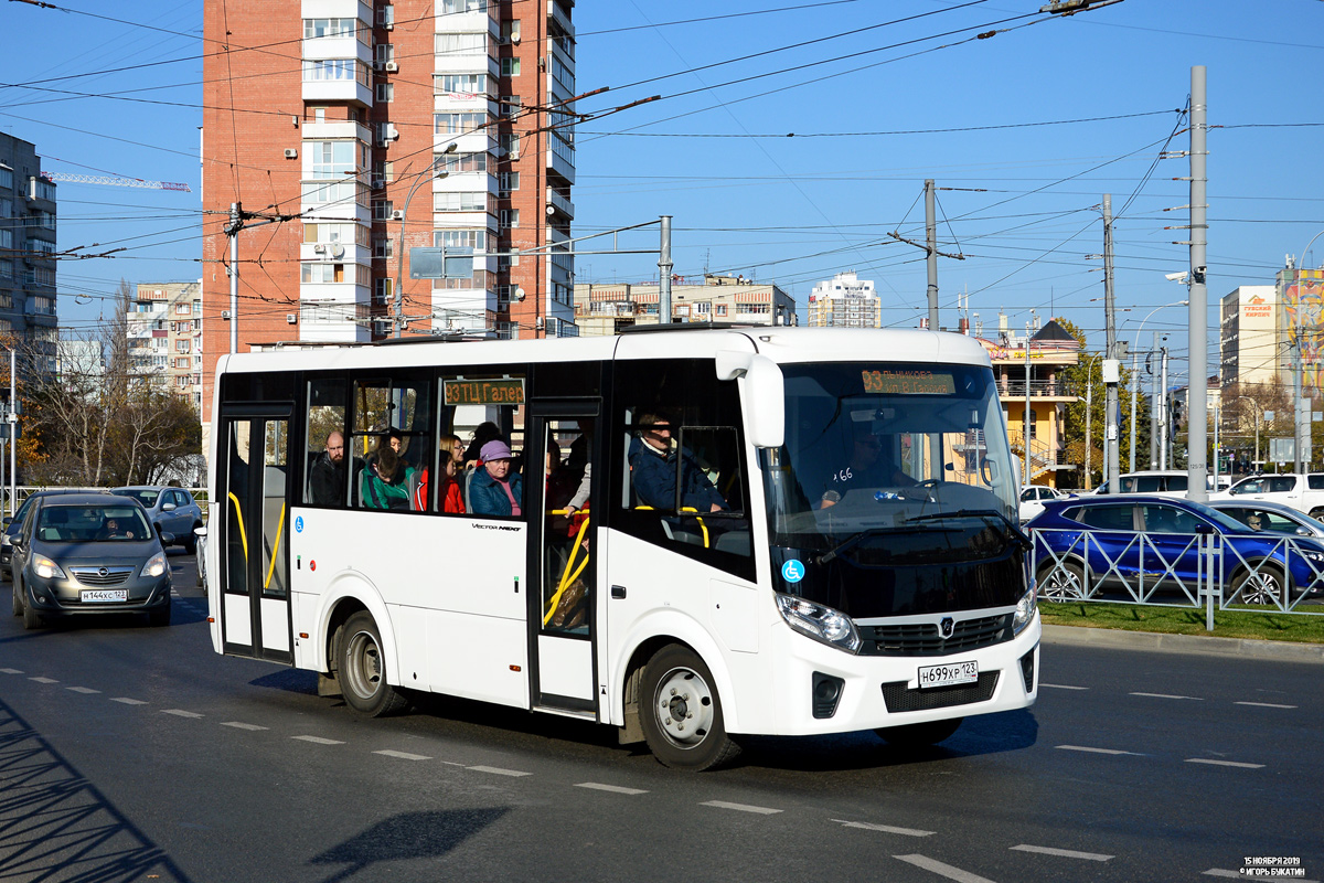 Krasnodar region, PAZ-320435-04 "Vector Next" č. Н 699 ХР 123