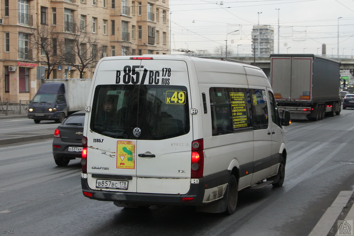 Санкт-Петербург, БТД-2219 (Volkswagen Crafter) № В 857 ВС 178