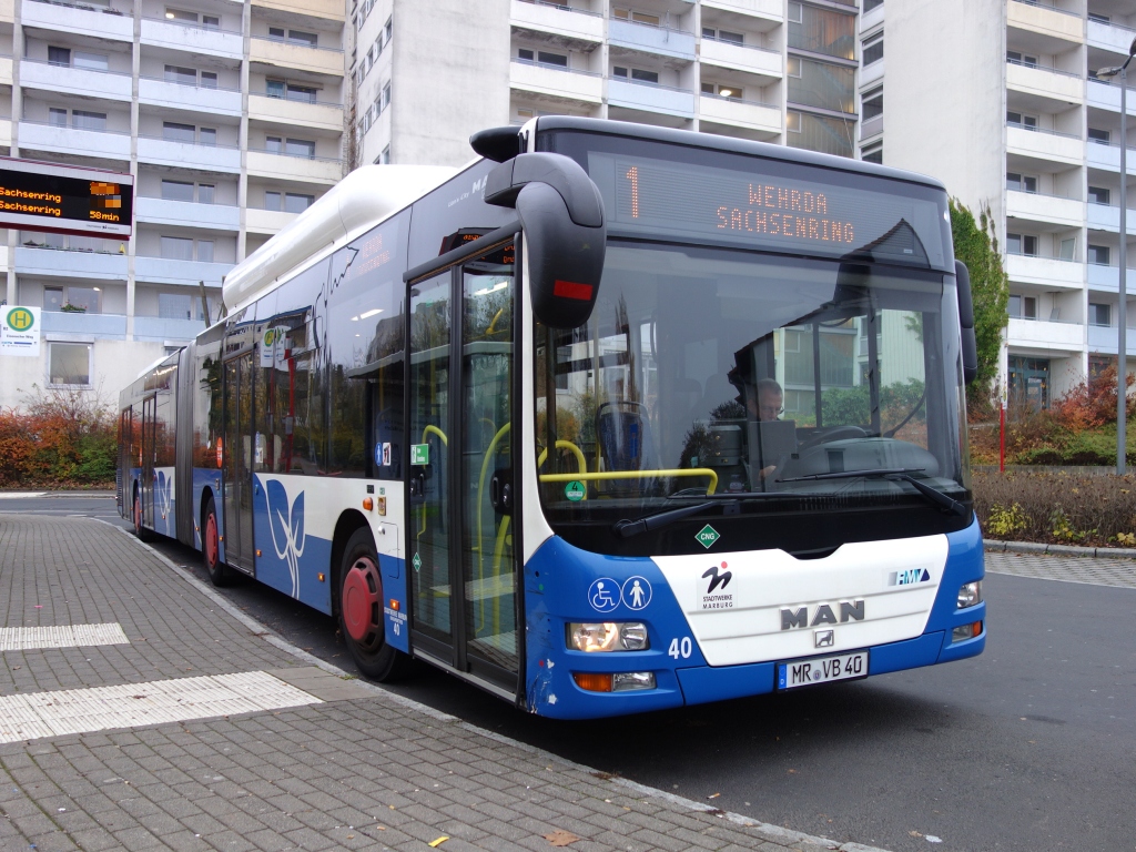 Гессен, MAN A23 Lion's City G NG313 CNG № 40