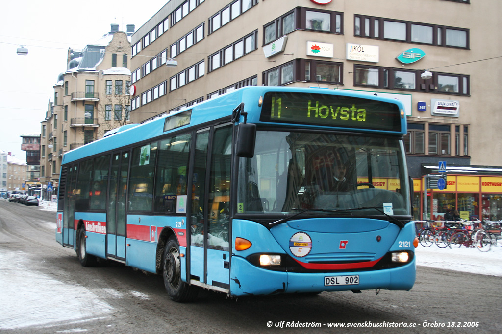 Швеция, Scania OmniCity I № 2121