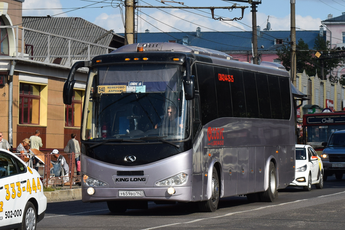 Кемеровская область - Кузбасс, King Long XMQ6127C № У 659 ВО 142 — Фото —  Автобусный транспорт