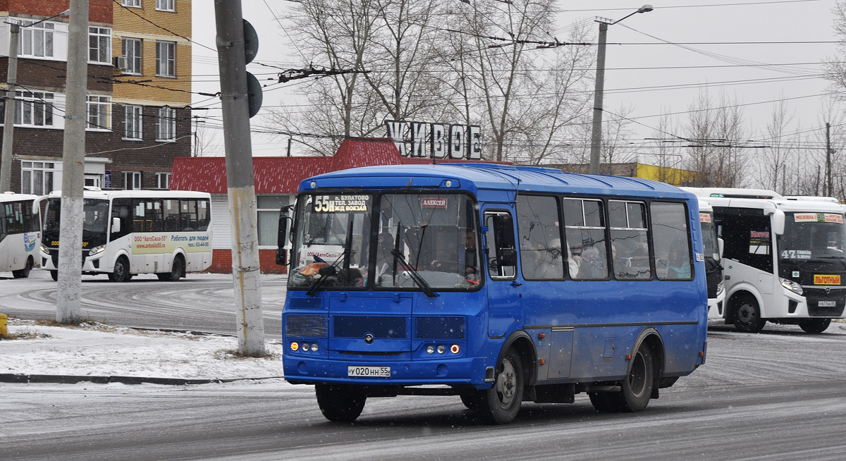 Омская область, ПАЗ-32054 № 3020