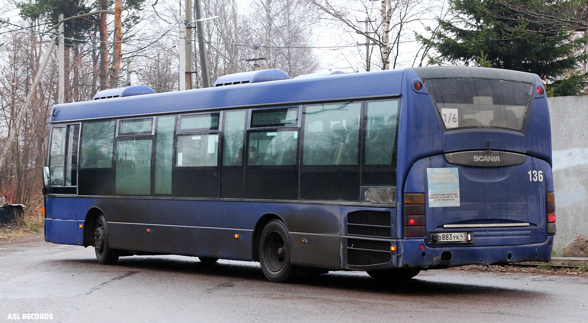 Ленинградская область, Scania OmniLink I (Скания-Питер) № 136