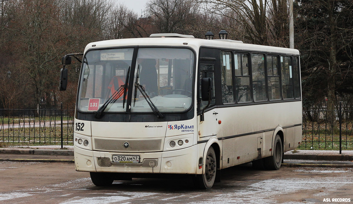 Ленинградская область, ПАЗ-320412-05 "Вектор" № 152