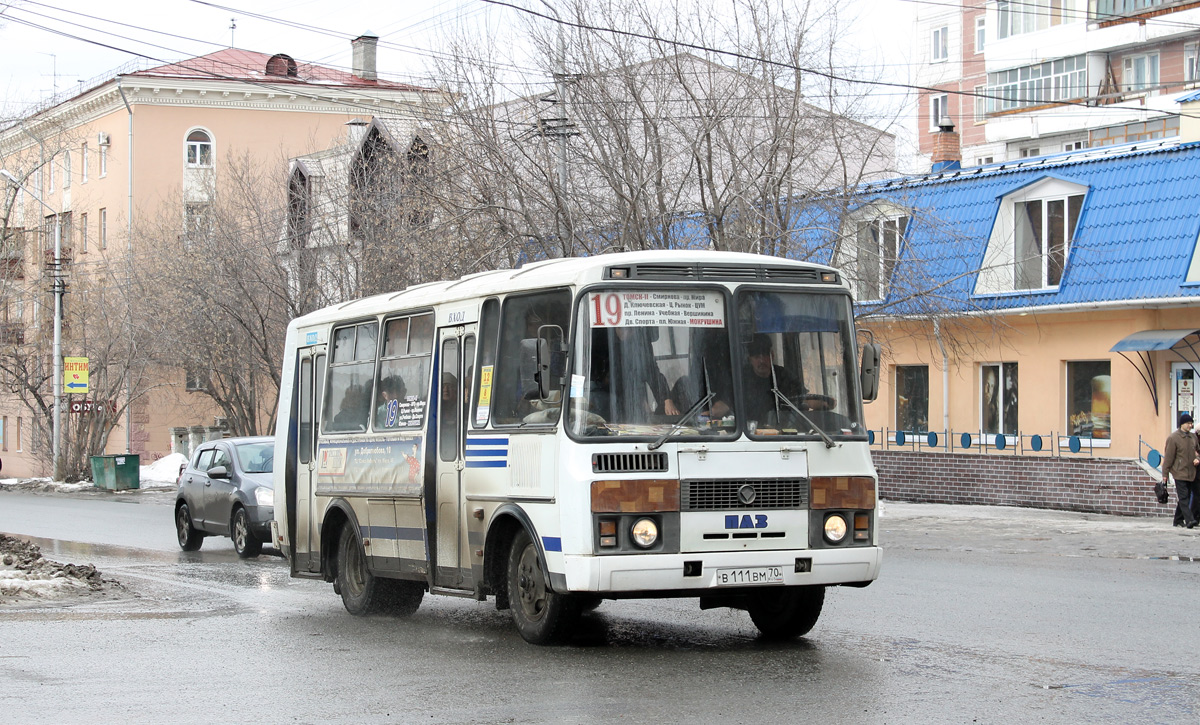 Томская область, ПАЗ-32051-110 № В 111 ВМ 70