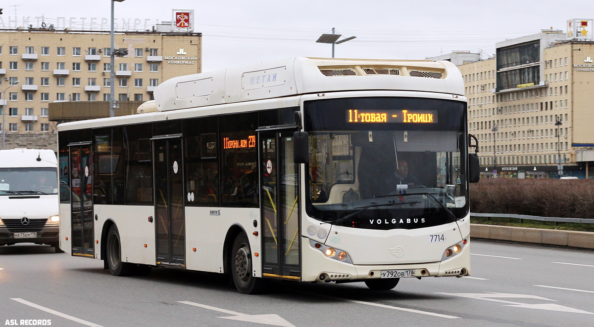 Санкт-Петербург, Volgabus-5270.G2 (CNG) № 7714