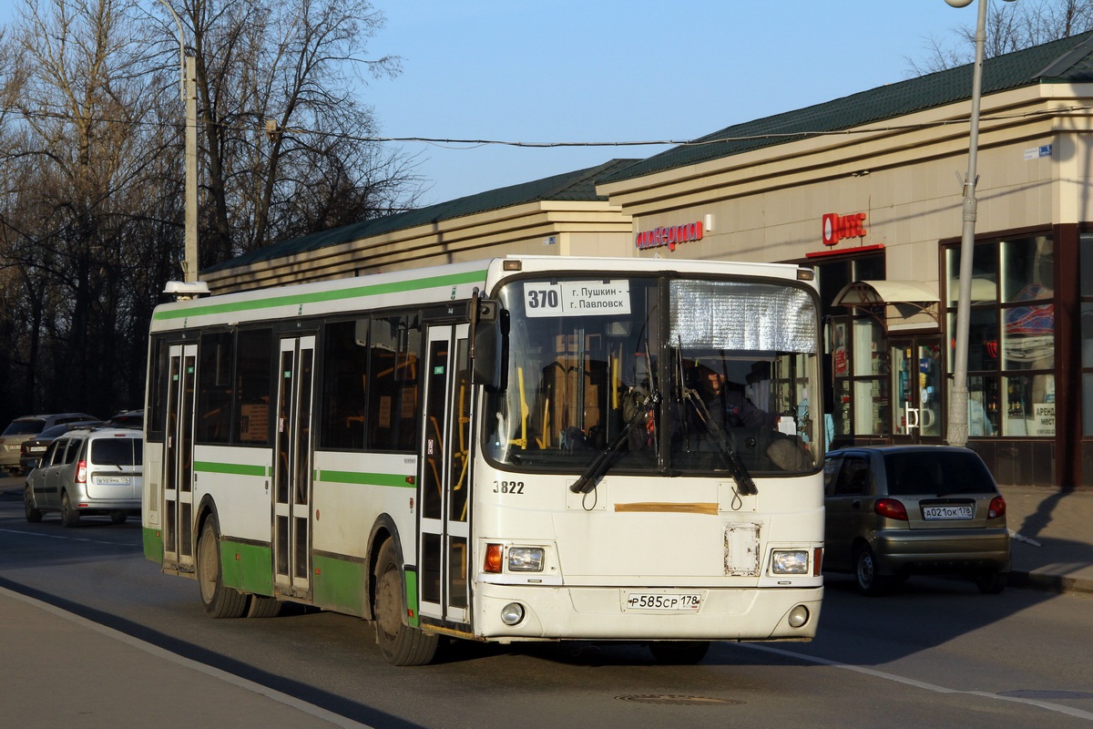 Санкт-Петербург, ЛиАЗ-5293.60 № 3822