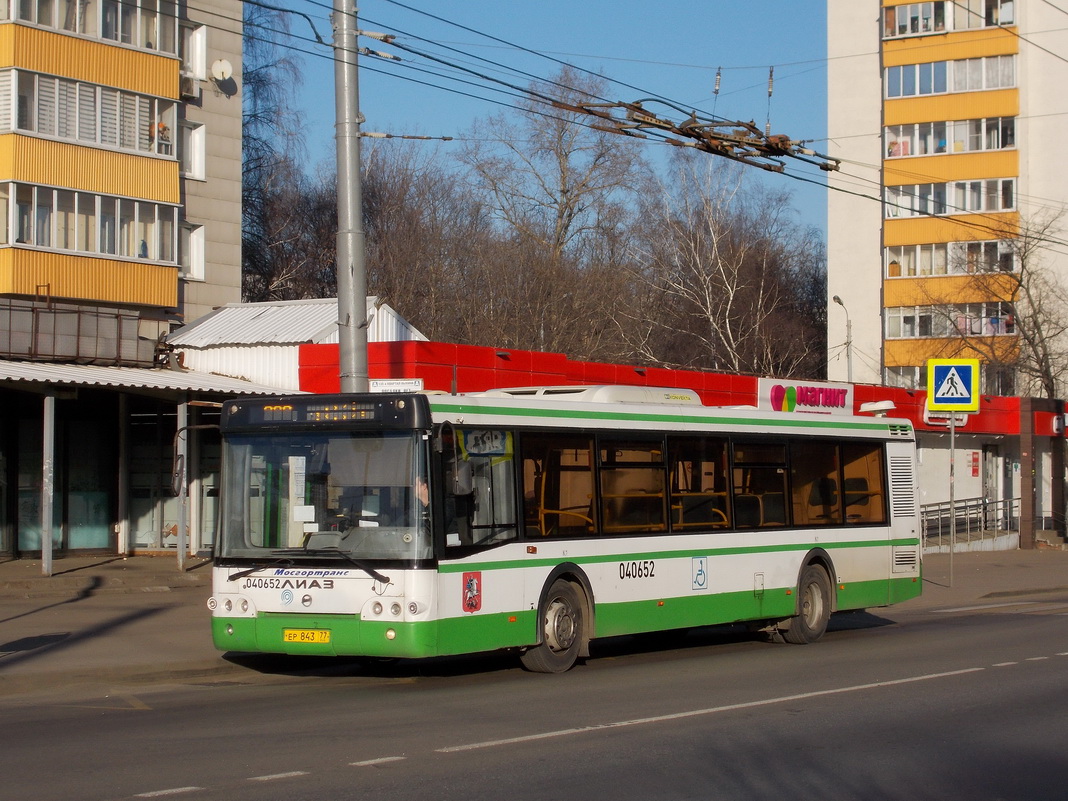Москва, ЛиАЗ-5292.22 (2-2-2) № 040652