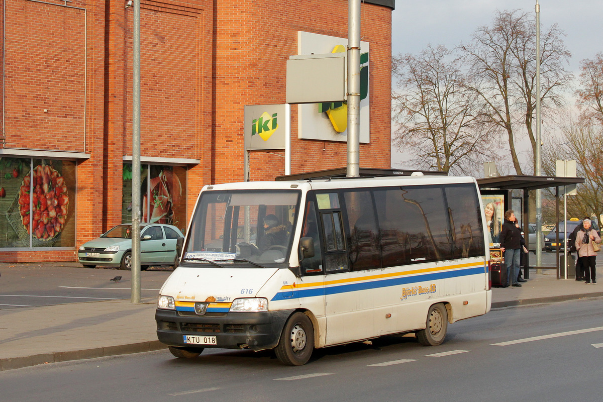 Литва, Jonckheere ProCity II (Peugeot Boxer) № KTU 018