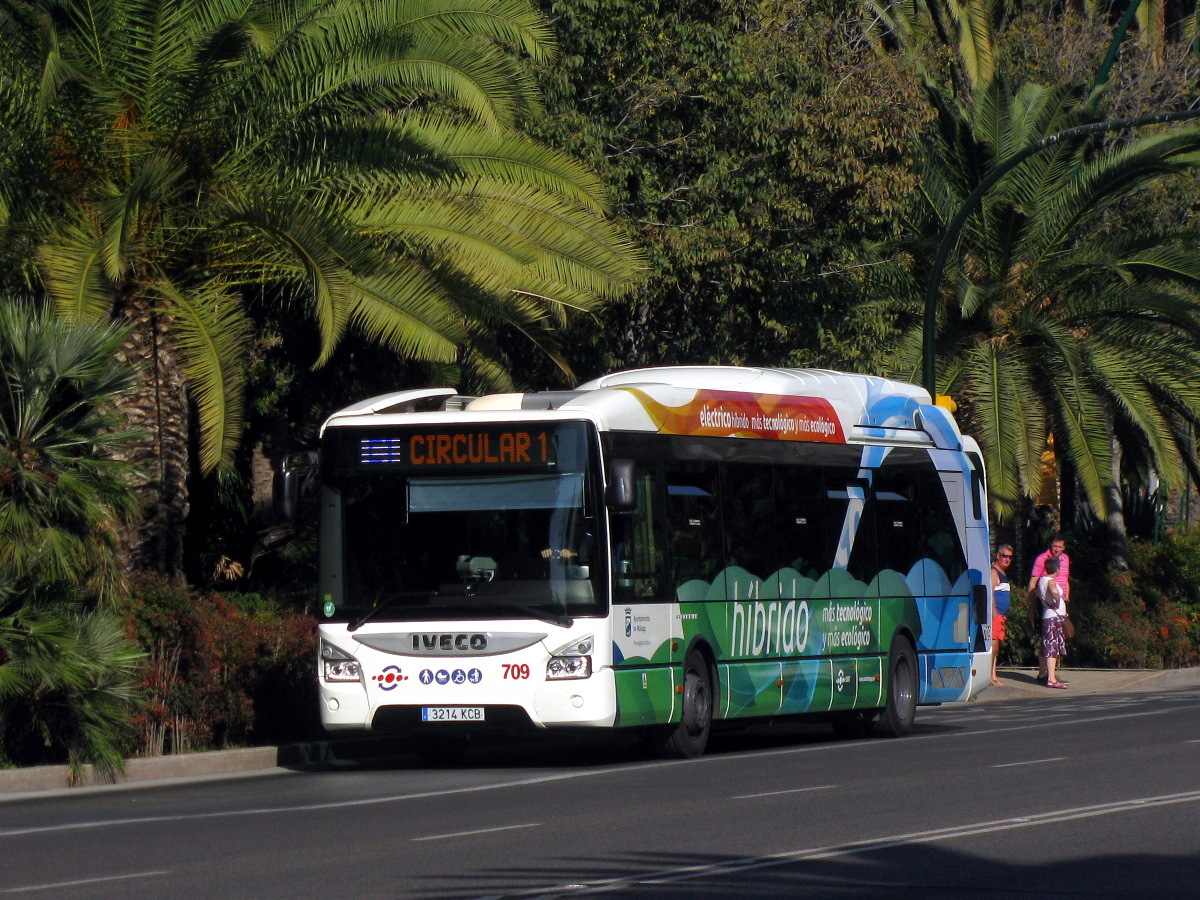 Hiszpania, IVECO Urbanway 12M Hybrid Nr 709