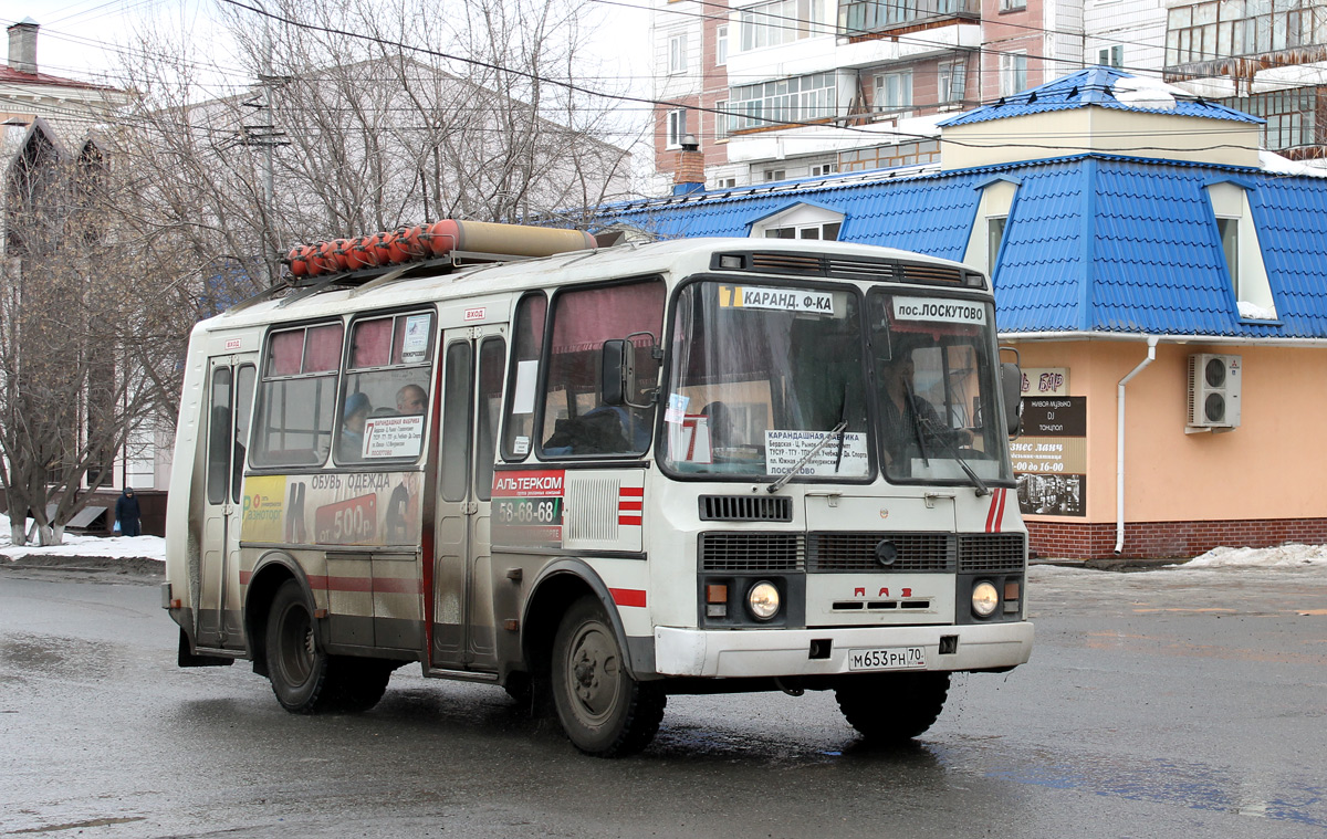 Томская область, ПАЗ-32051-110 № М 653 РН 70