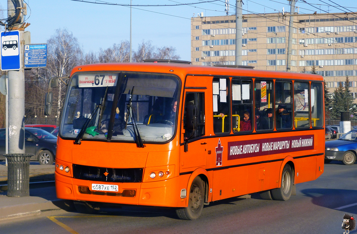 Нижегородская область, ПАЗ-320414-05 "Вектор" № О 587 ХЕ 152