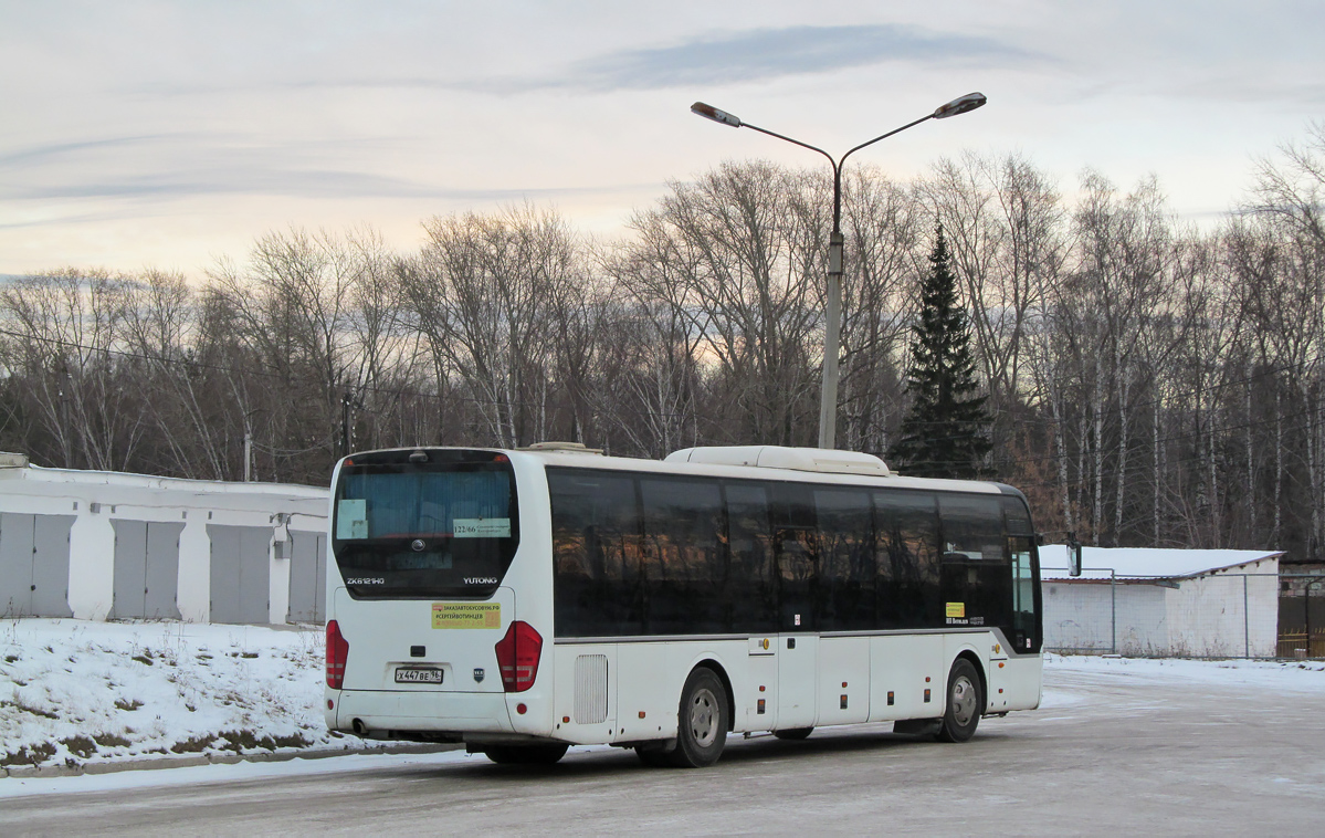 Свердловская область, Yutong ZK6121HQ № Х 447 ВЕ 96