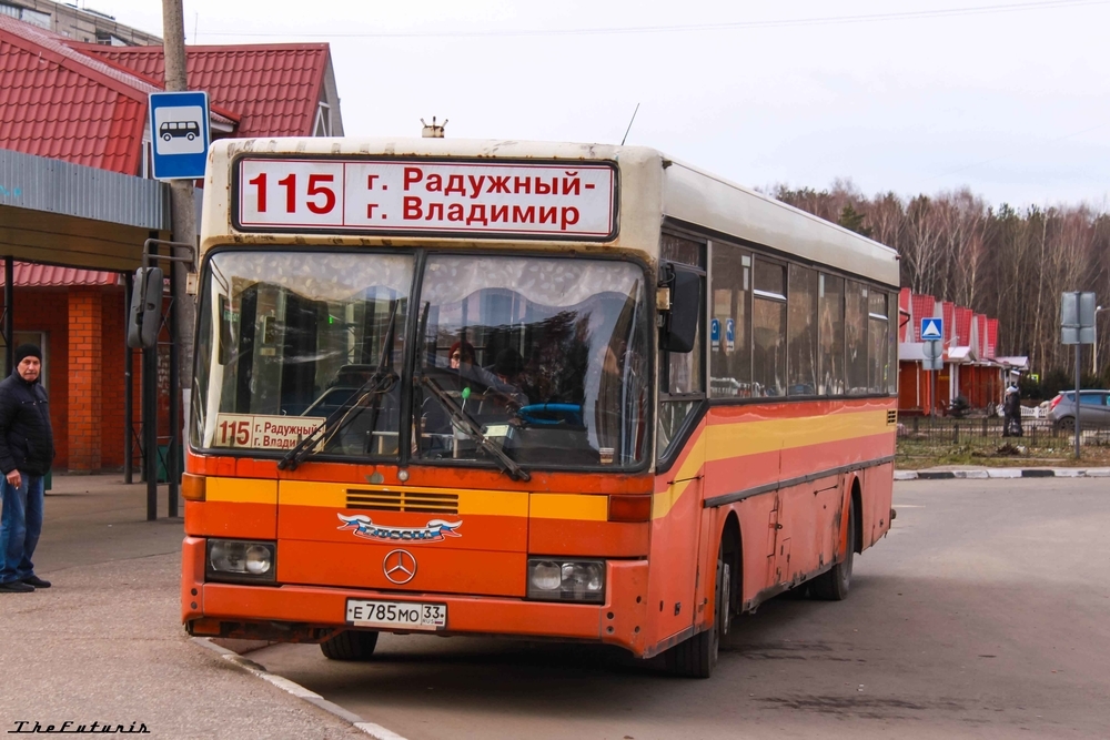 Vladimir region, Mercedes-Benz O405 Nr. Е 785 МО 33