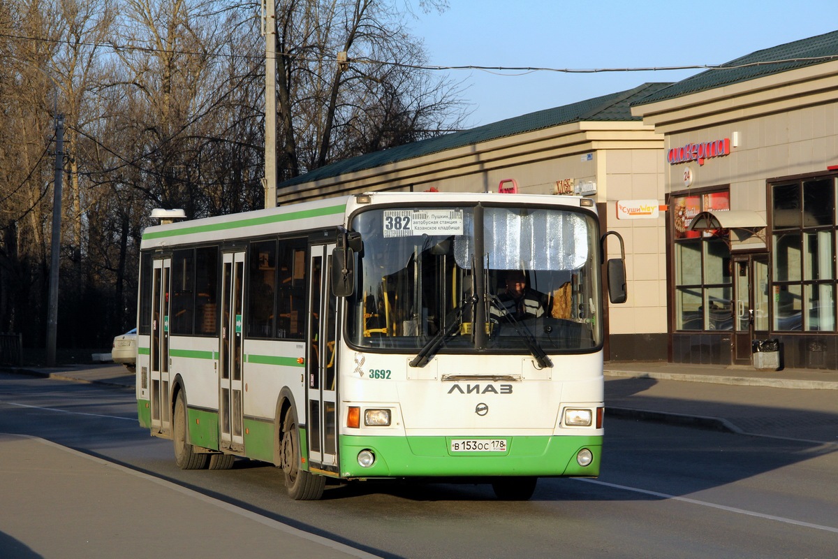 Санкт-Пецярбург, ЛиАЗ-5293.60 № 3692