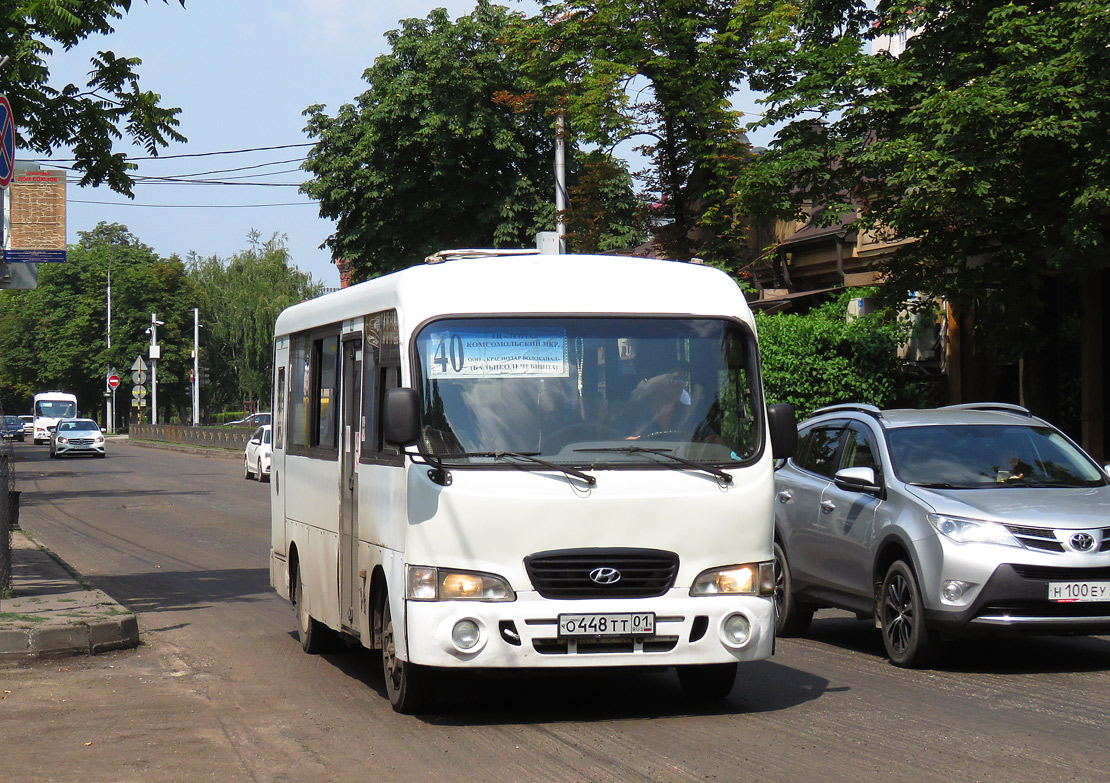 Krasnodar region, Hyundai County LWB C09 (RoAZ) # О 448 ТТ 01