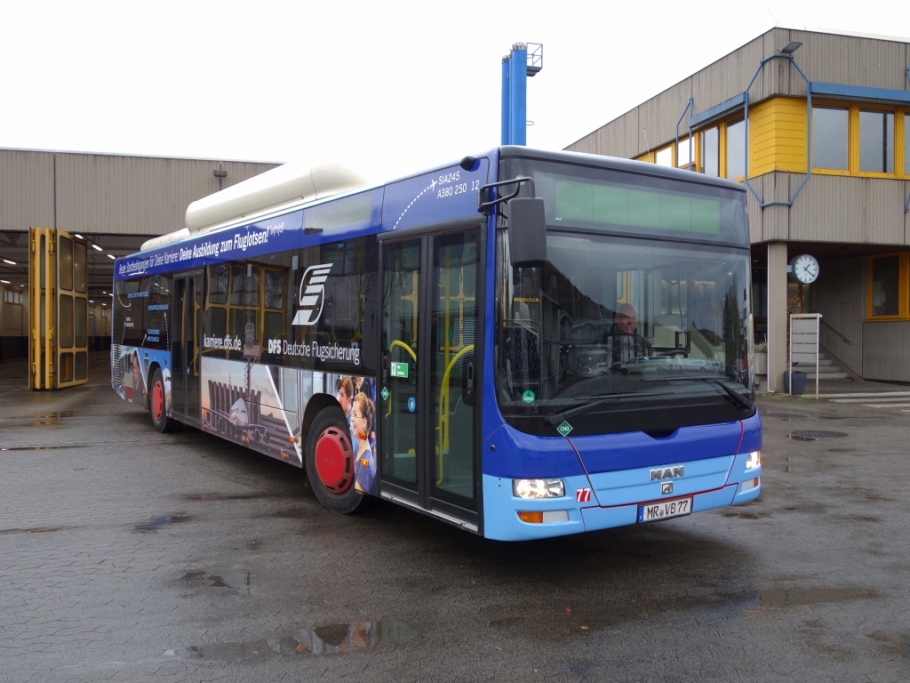 Гессен, MAN A21 Lion's City NL313 CNG № 77