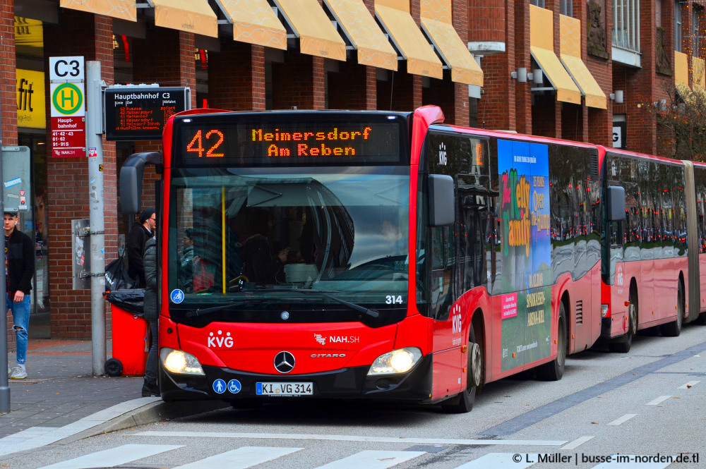 Шлезвиг-Гольштейн, Mercedes-Benz Citaro C2 № 314