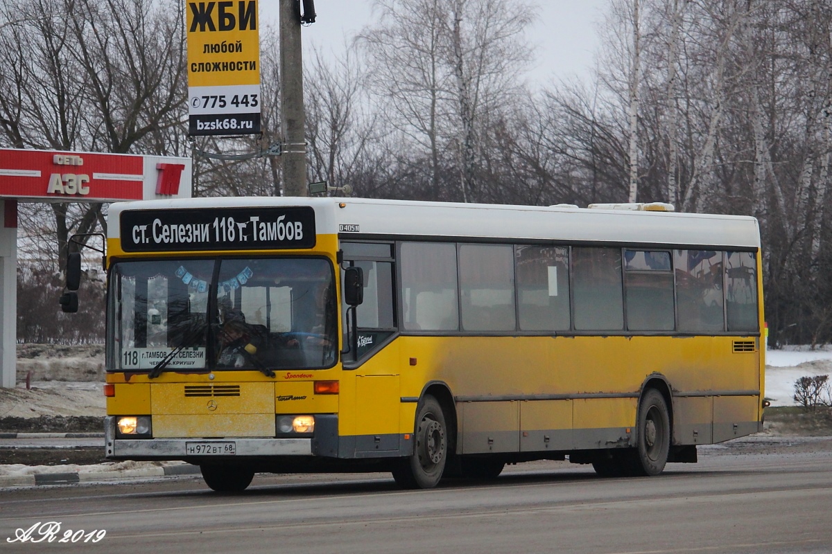 Тамбовская область, Mercedes-Benz O405N № Н 972 ВТ 68 — Фото — Автобусный  транспорт