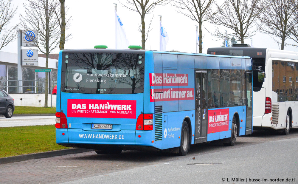 Schleswig-Holstein, MAN A20 Lion's City Ü NÜ313 # 664