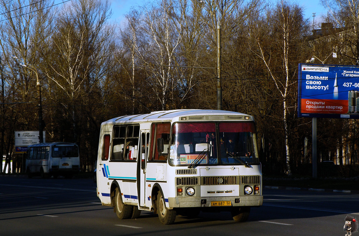 Нижегородская область, ПАЗ-32053 № АМ 687 52