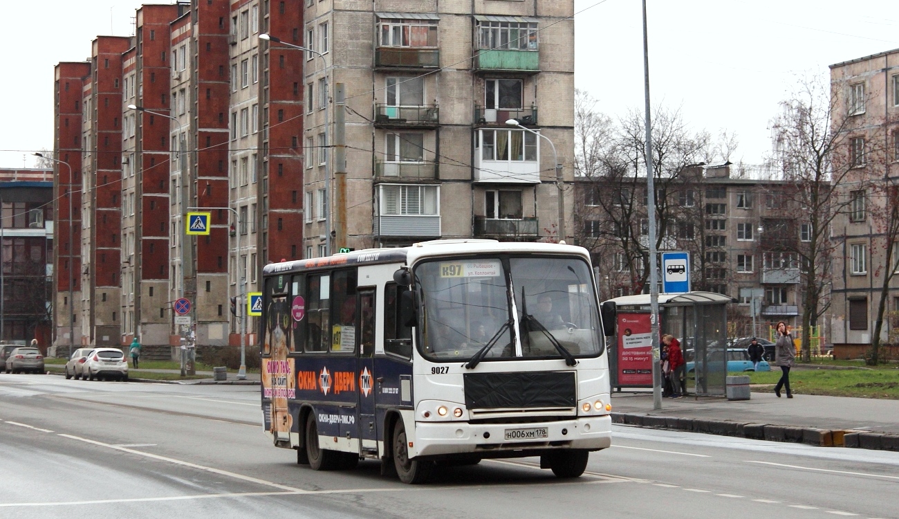 Санкт-Петербург, ПАЗ-320402-05 № 9027