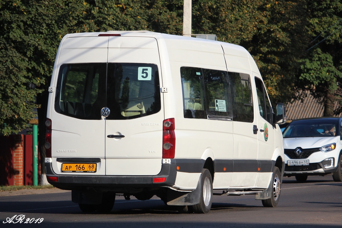 Тамбовская область, БТД-2219 (Volkswagen Crafter) № АР 166 68