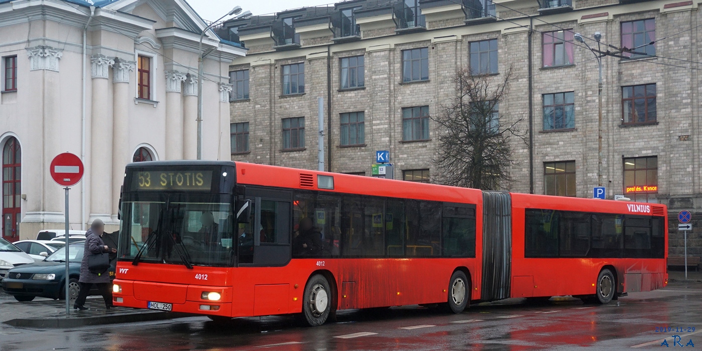 Литва, MAN A23 NG313 № 4012