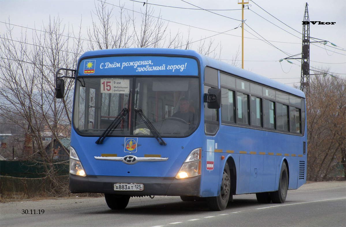 Приморский край, Hyundai New Super AeroCity 1F/L № А 883 АТ 125