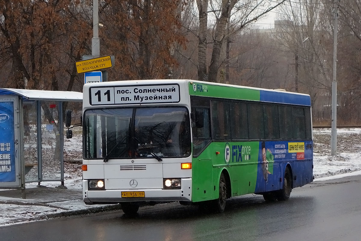 Саратовская область, Mercedes-Benz O405 № АТ 936 64